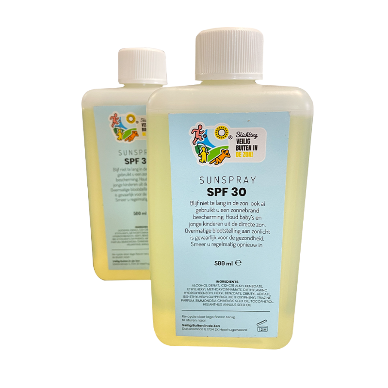 Navulling dispenser 1 liter zonnebrand vloeistof